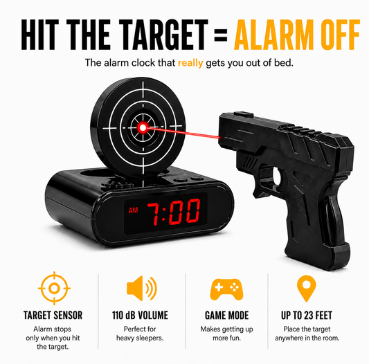 Shooting Alarm Clock